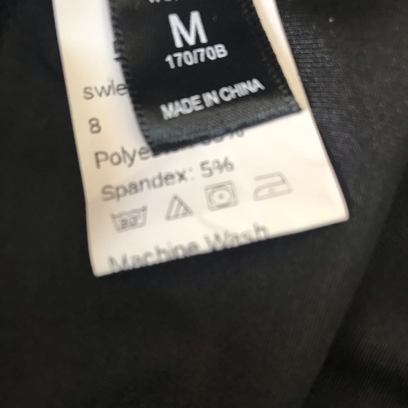 NWOT Black mesh cutout leggings - Picture 3 of 3